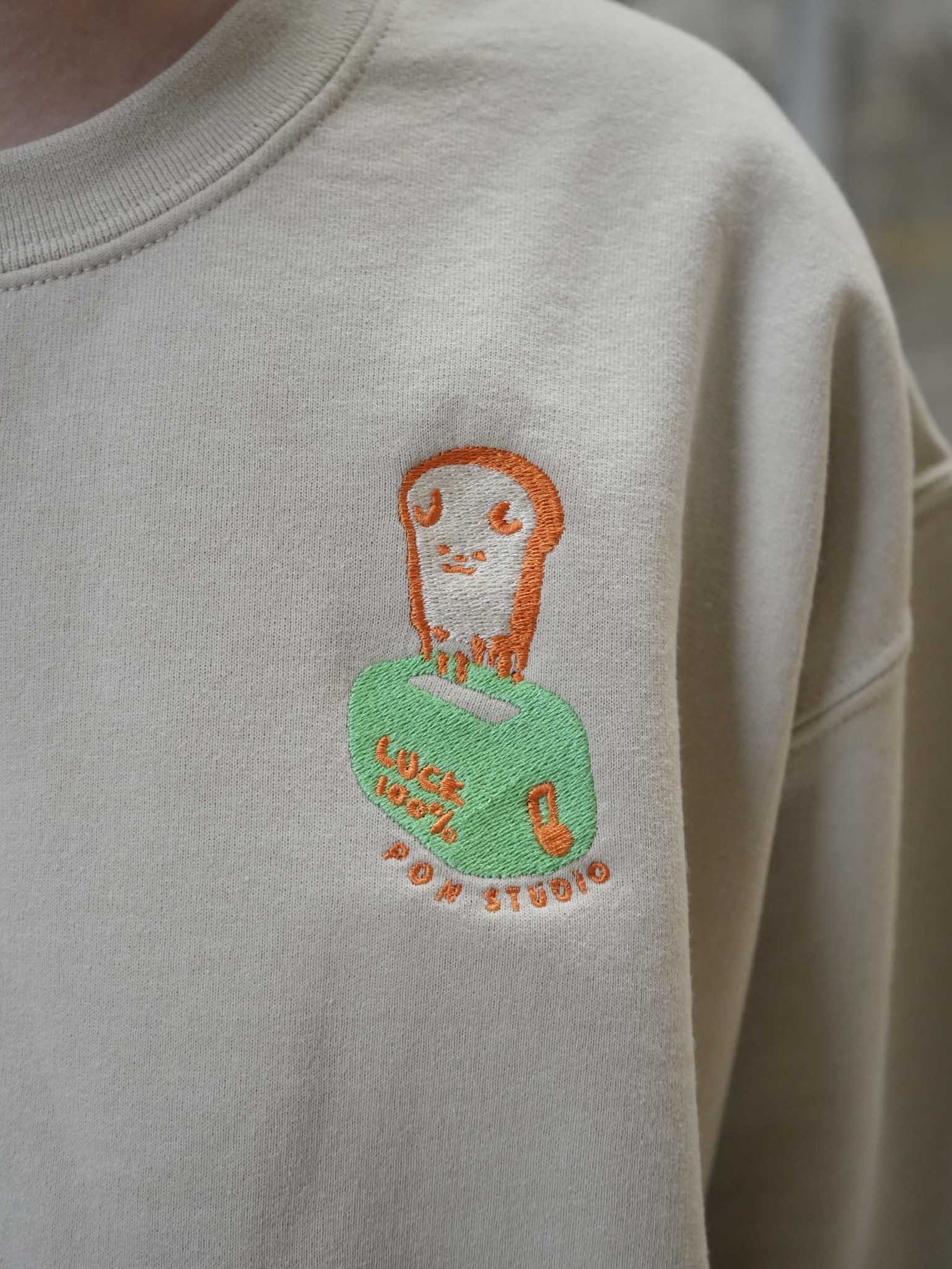 Toast Embroidered Sweatshirt