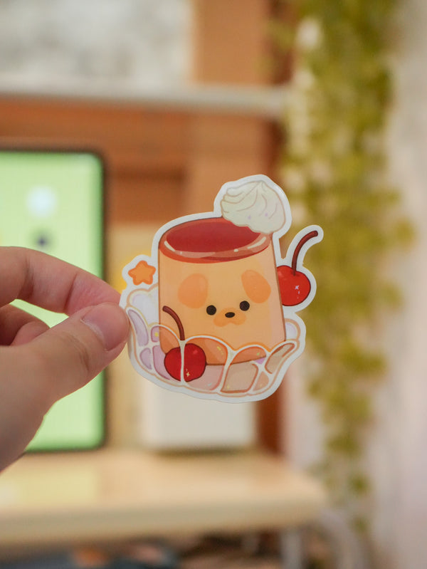 Caramel Pudding Sticker