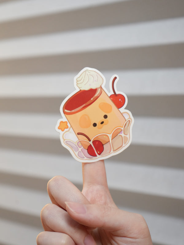 Caramel Pudding Sticker