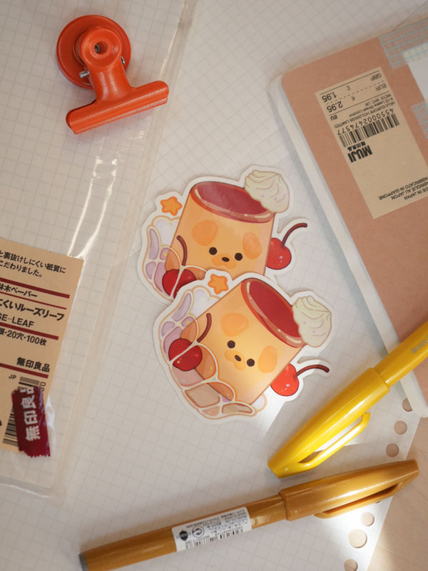 Caramel Pudding Sticker