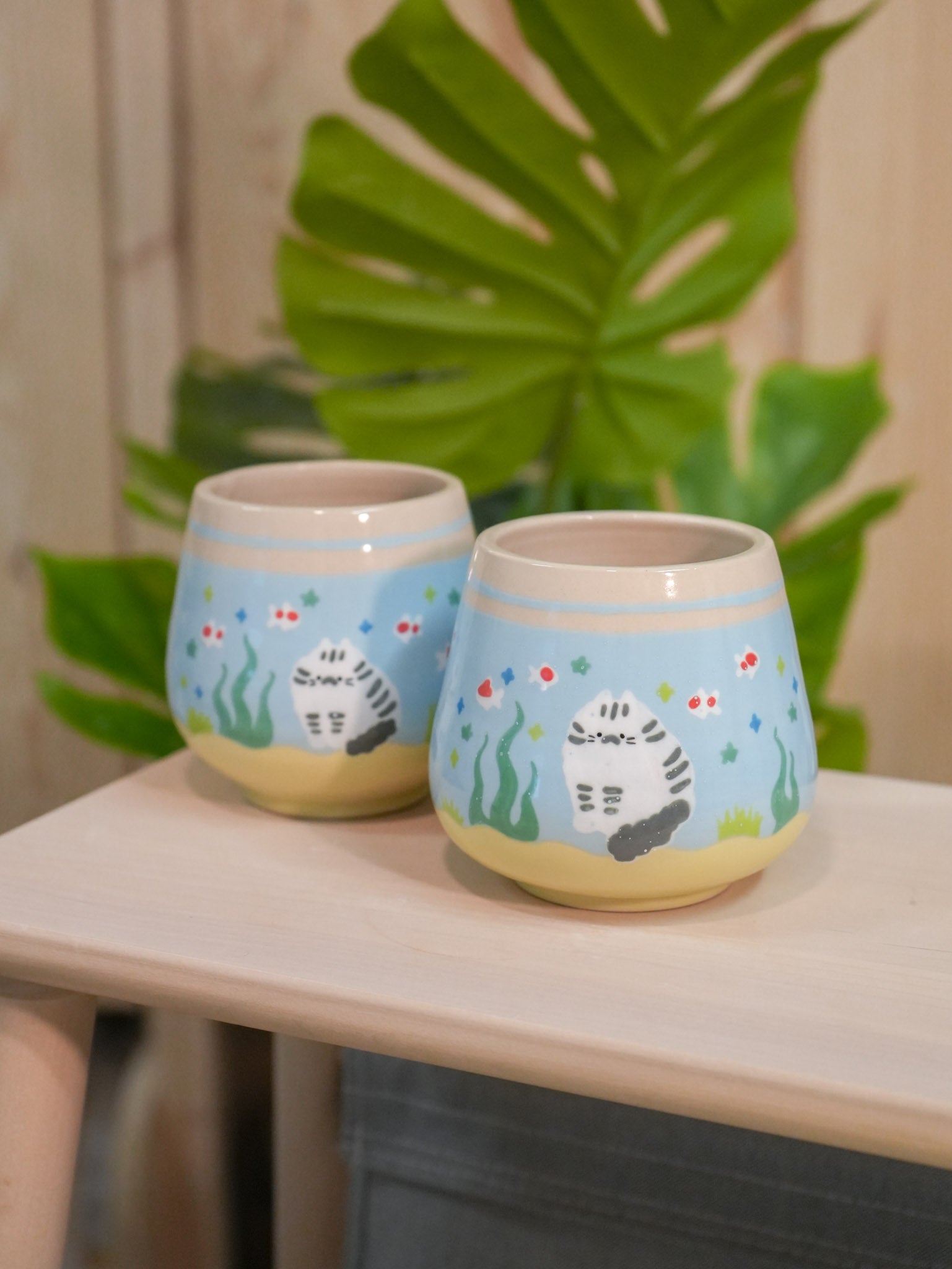 Kitty&Fish Tank Cup