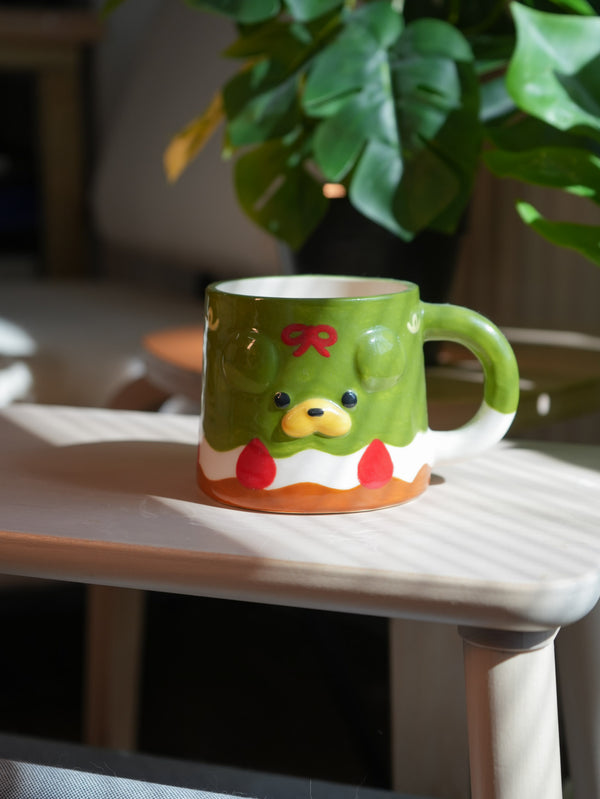 Matcha Cake Pudding Mug
