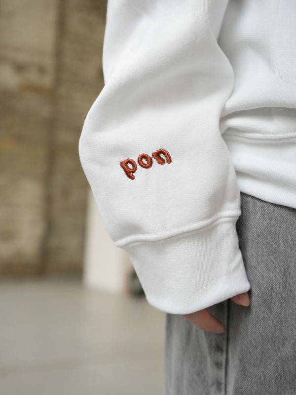 Pudding Embroidered Sweatshirt