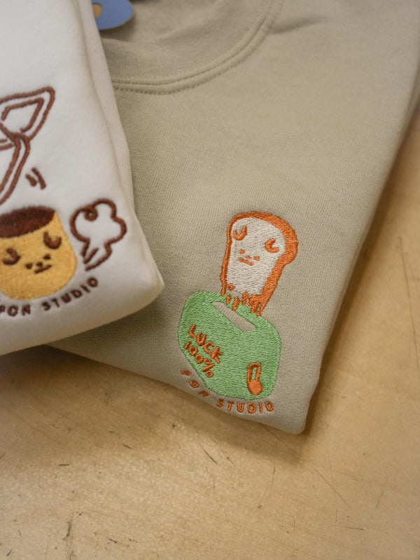 Toast Embroidered Sweatshirt