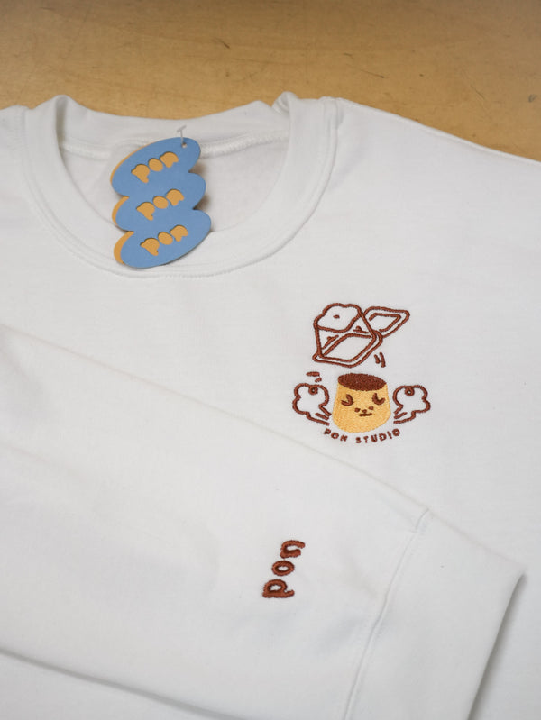 Pudding Embroidered Sweatshirt